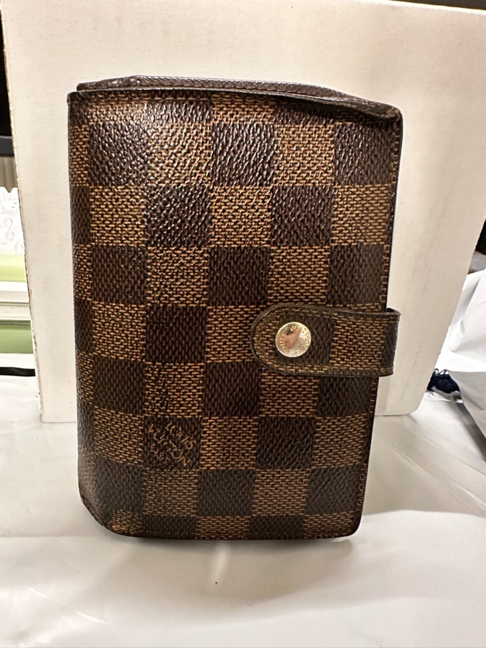 AUTHENTIC Louis Vuitton Damier Ebene Viennois Wallet